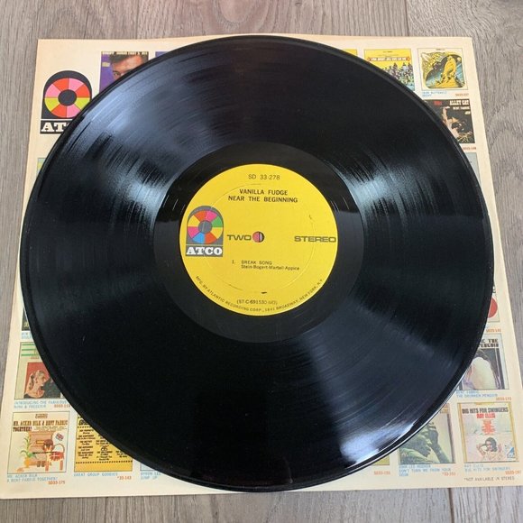 Vanilla Fudge LP Near The Beginning STEREO Atco SD-33-278 - Picture 5 of 5